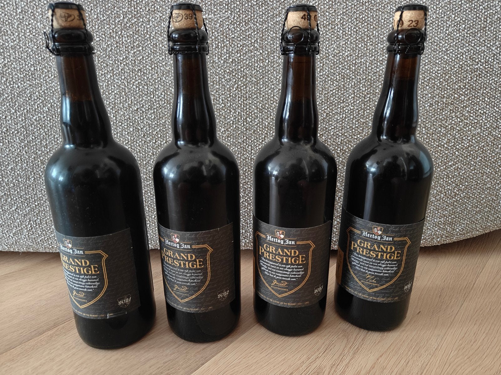 Hertog Jan Grand Prestige Set 2021-2024, Verzamelen, Biermerken, Ophalen of Verzenden, Nieuw, Flesje(s), Hertog Jan