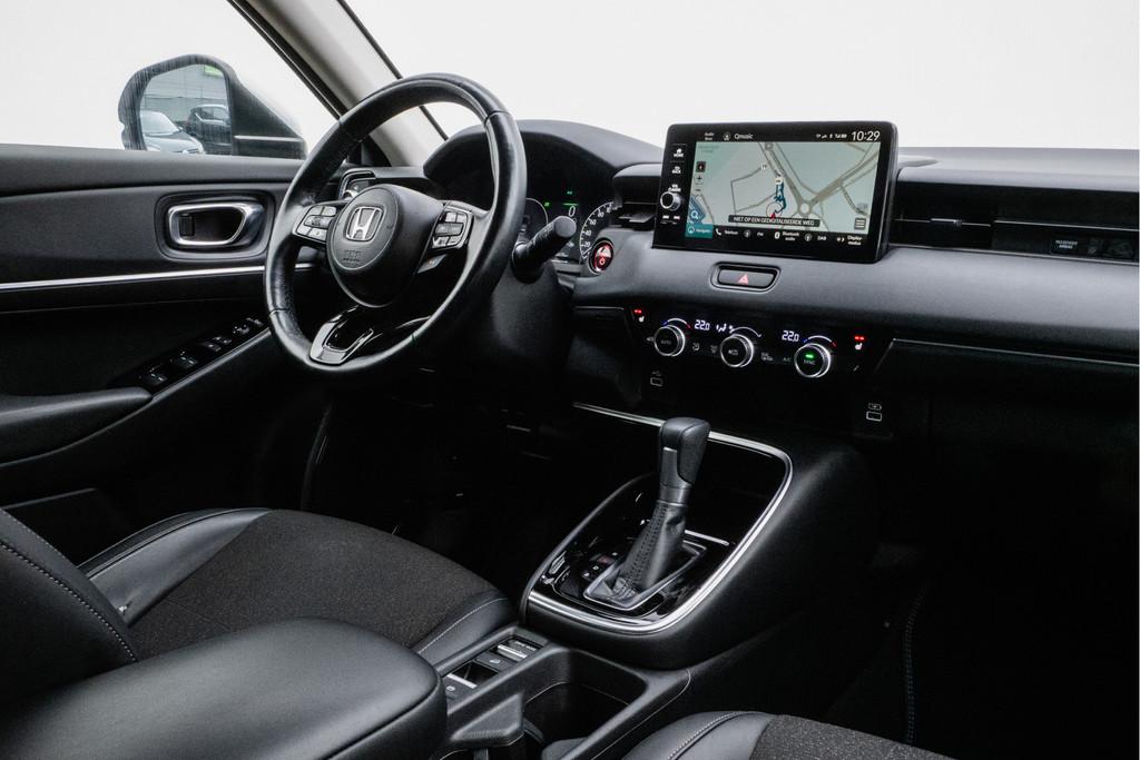 Honda HR-V 1.5 e:HEV 131pk Aut. Advance Trekhaak/ Camera/ St, Met garantie (alle), Leder en Stof, Wit, Origineel Nederlands