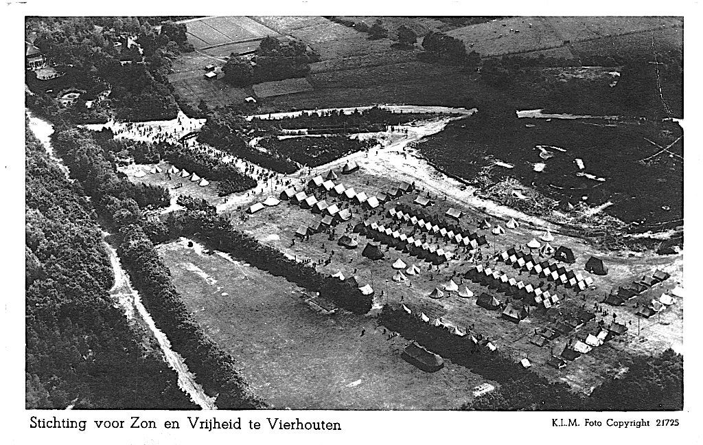 804627	Vierhouten	Zon en vrijheid	1947	Gelopen met zegel, Verzamelen, Ophalen of Verzenden, 1940 tot 1960, Gelopen, Gelderland
