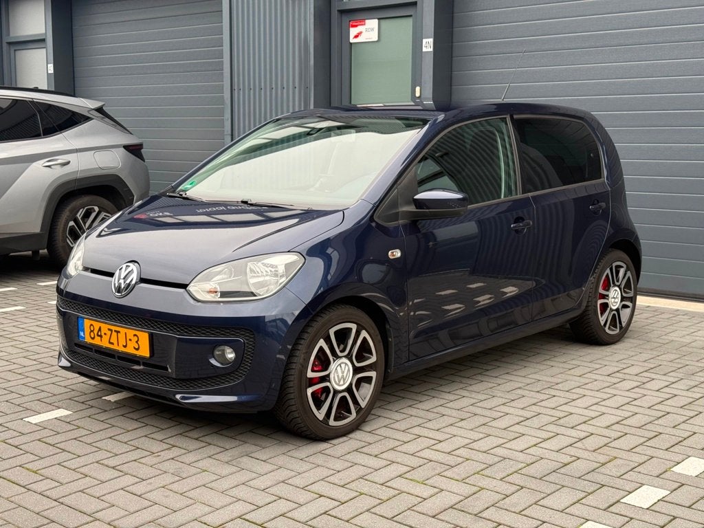 Volkswagen Up! High|Dealer OH|NW Koppeling|Cruise|PDC|Airco, Auto's, Voorwielaandrijving, Stof, 840 kg, Origineel Nederlands