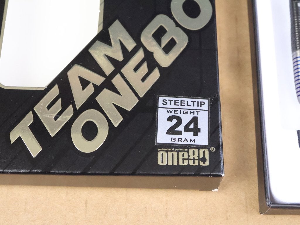 Team One80 Rene Eidams V3 darts 24 gram gesigneerd!, Ophalen of Verzenden, Zo goed als nieuw, Pijlen