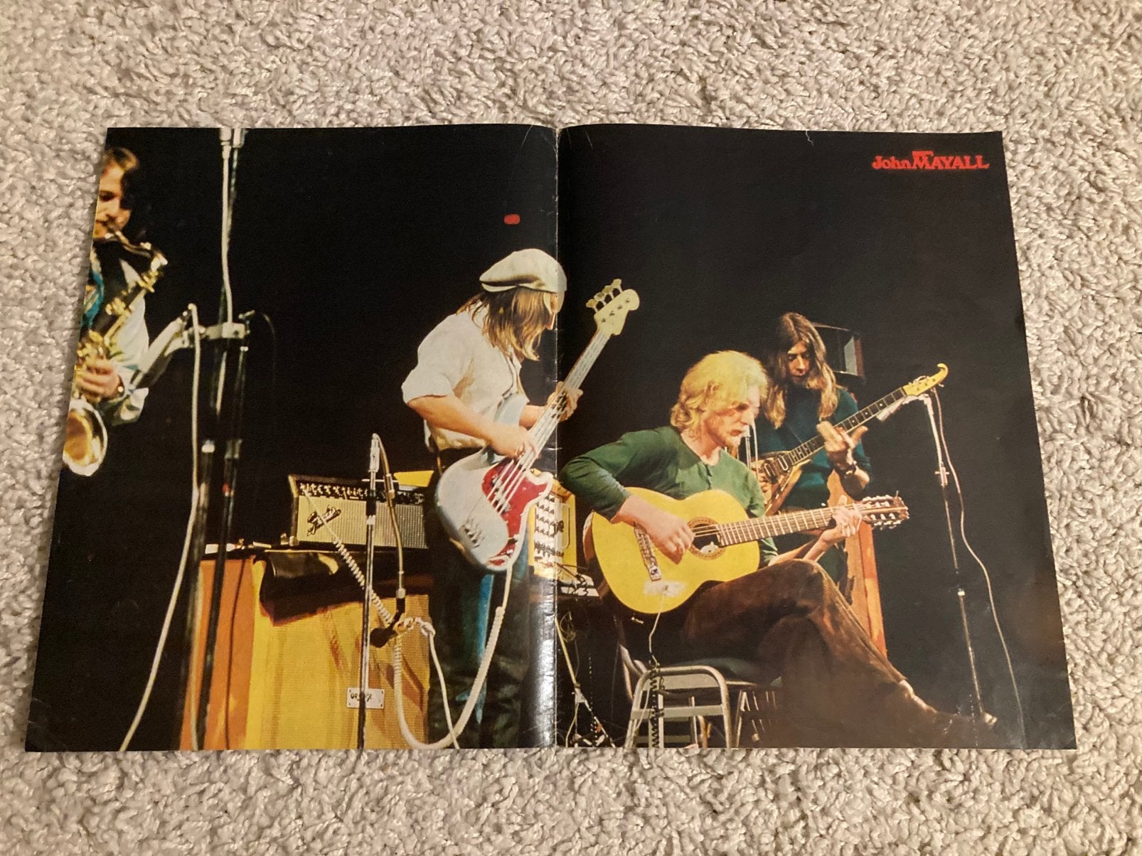 Poster A3 formaat JOHN MAYALL, Ophalen of Verzenden, Zo goed als nieuw, A1 t/m A3, Muziek