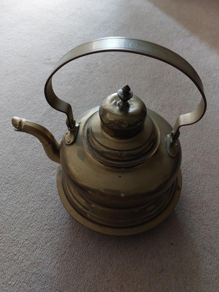Koperen waterketel., Antiek en Kunst, Curiosa en Brocante, Ophalen of Verzenden
