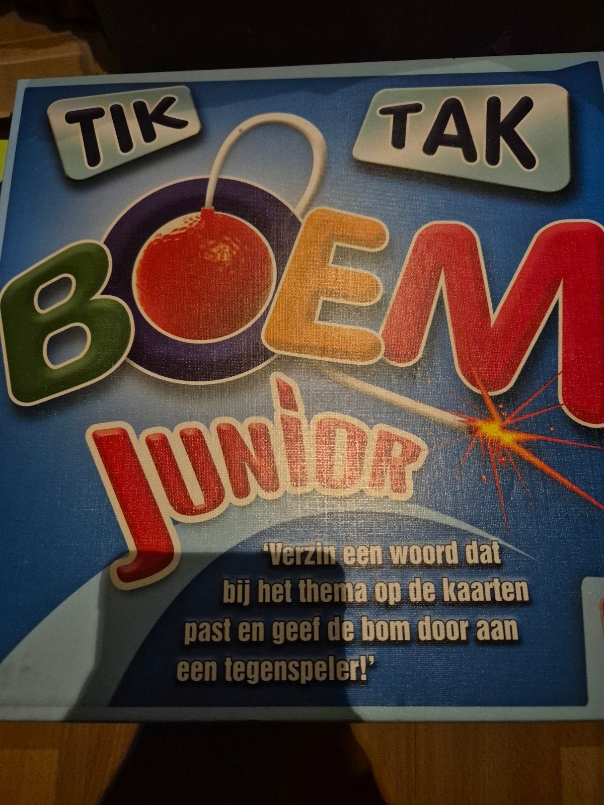 Tik Tak Boem Junior - Het explosieve woordspel voor kinderen, Vijf spelers of meer, Ophalen of Verzenden, Gebruikt