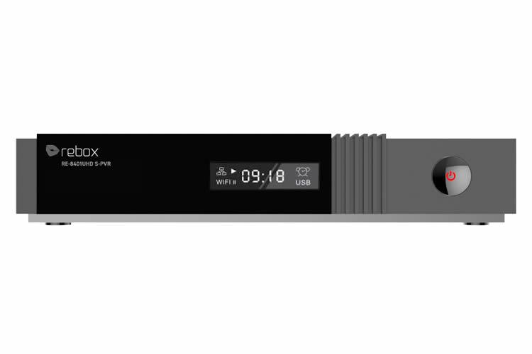 Rebox RE-8401UHD S-PVR Android 4K Satellietontvanger, Ophalen of Verzenden, Gebruikt, Decoder