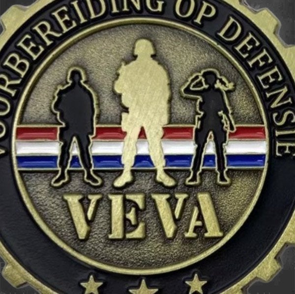 VEVA coin, Ophalen of Verzenden, Landmacht, Nederland, Kunstobject