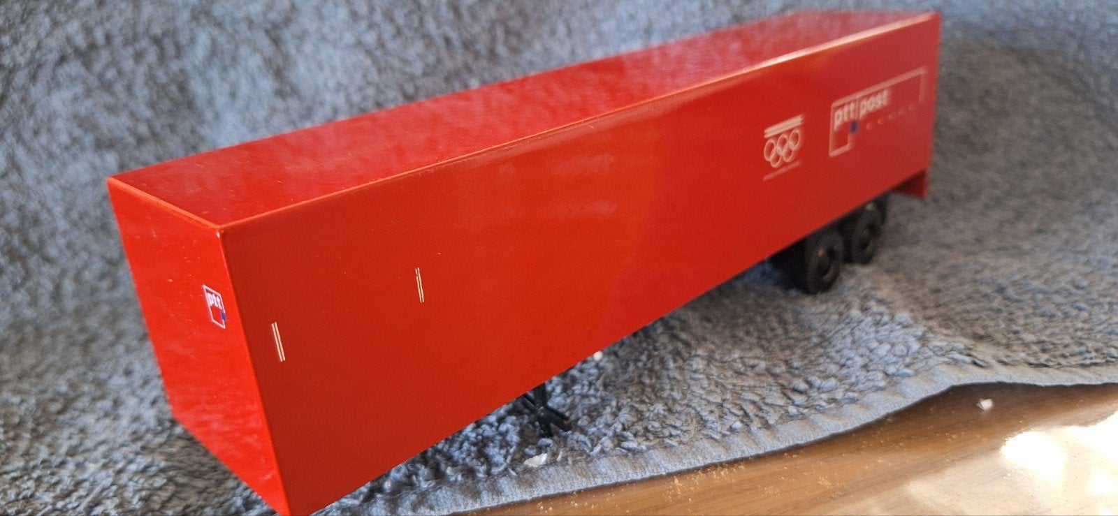 Lions Toys DAF 2100 PTT Post Trekker Oplegger 1:50, Verzenden, Nieuw