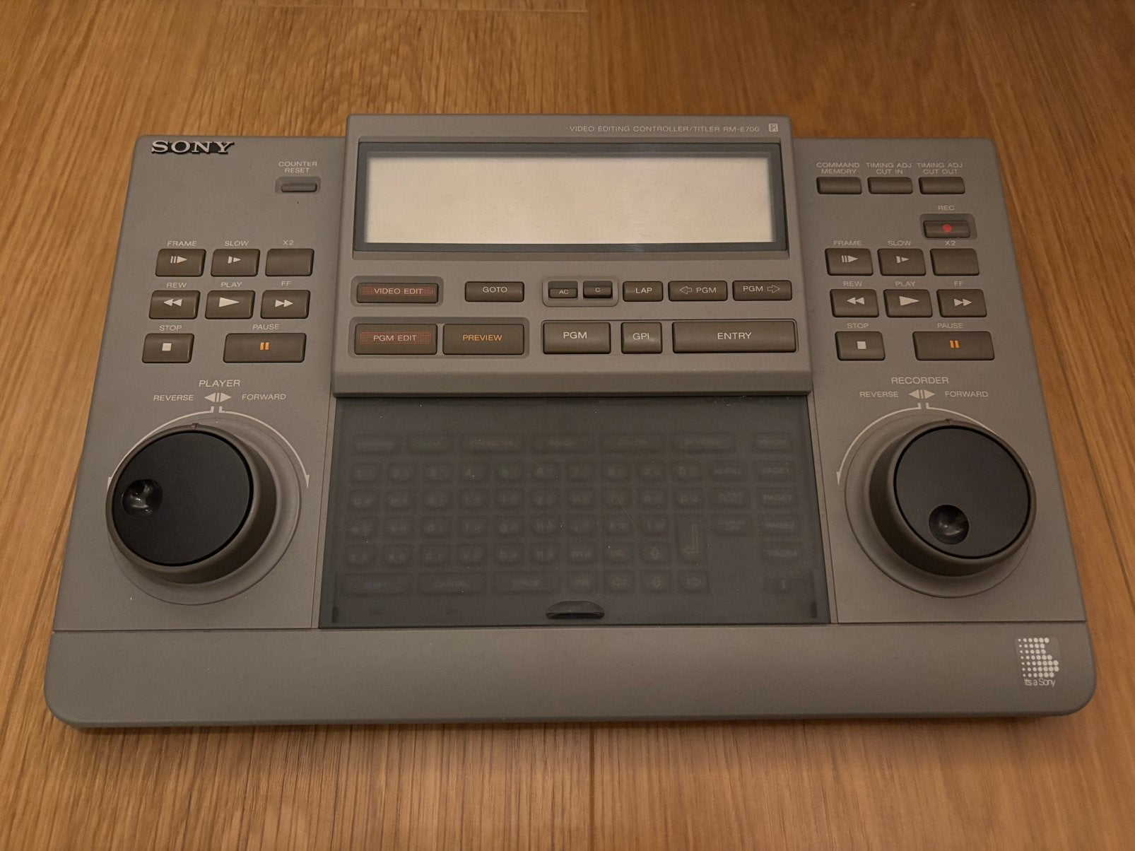 Sony RM-E700 - Video Editing Controller, Audio, Tv en Foto, Professionele Audio-, Tv- en Video-apparatuur, Ophalen of Verzenden