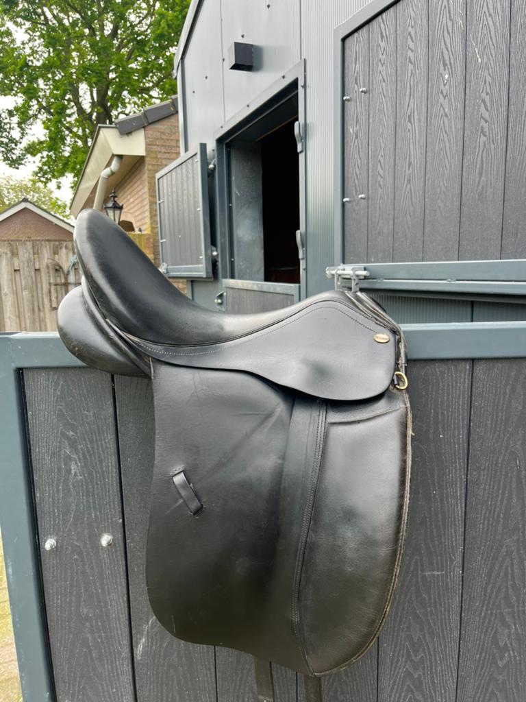 Euroriding zadel te koop!, Dieren en Toebehoren, Paarden en Pony's | Zadels, Ophalen, Zo goed als nieuw, Dressuur