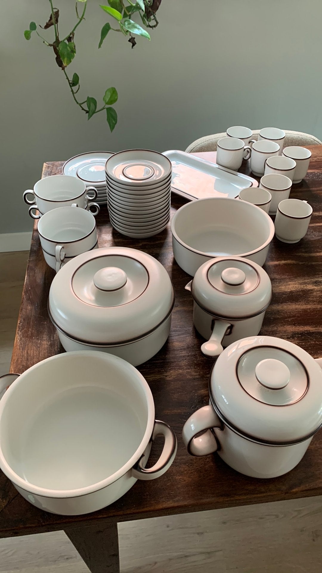 Vintage servies Thomas Scandic Shadow, Ophalen