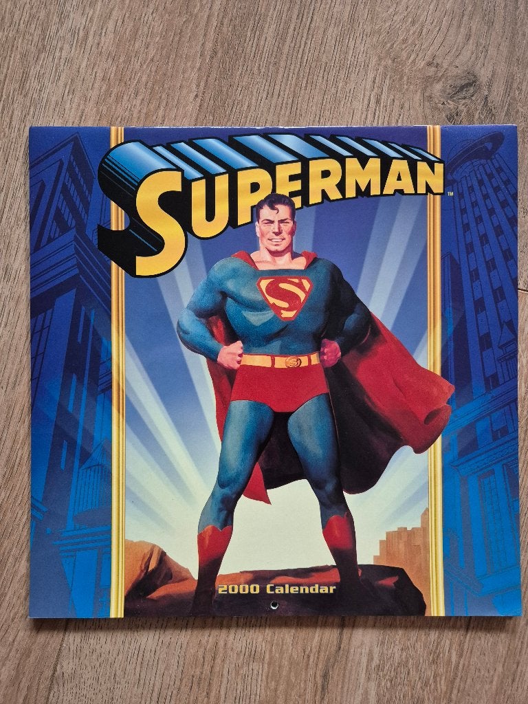 Superman 2000 kalender, Ophalen of Verzenden, Maandkalender, Gebruikt