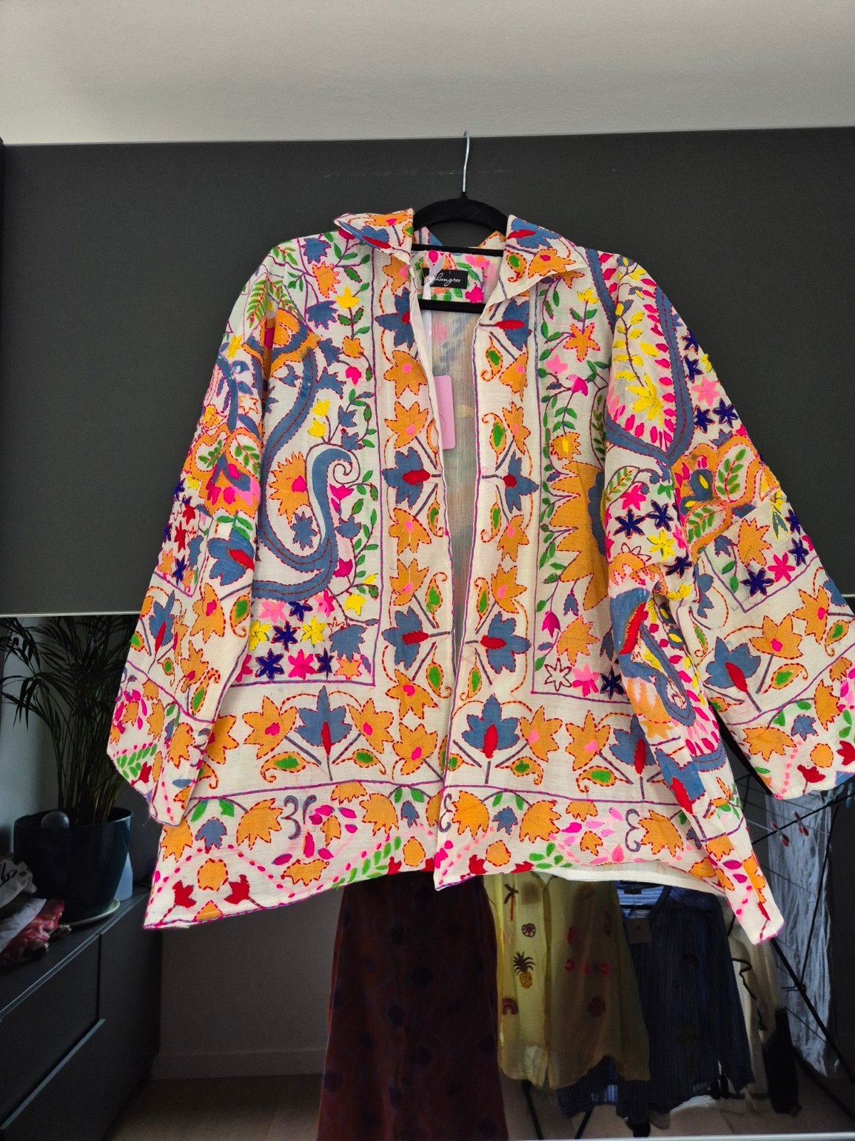 Mooie kimono jas met borduursel Glungroo, Ophalen of Verzenden, Nieuw, Carnaval