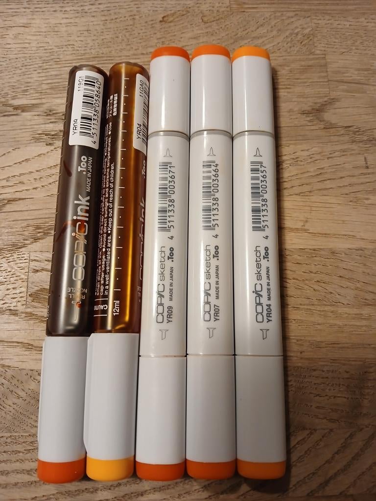 Copic sketch markers, Hobby en Vrije tijd, Tekenen, Gebruikt, Potlood of Stift, Ophalen of Verzenden