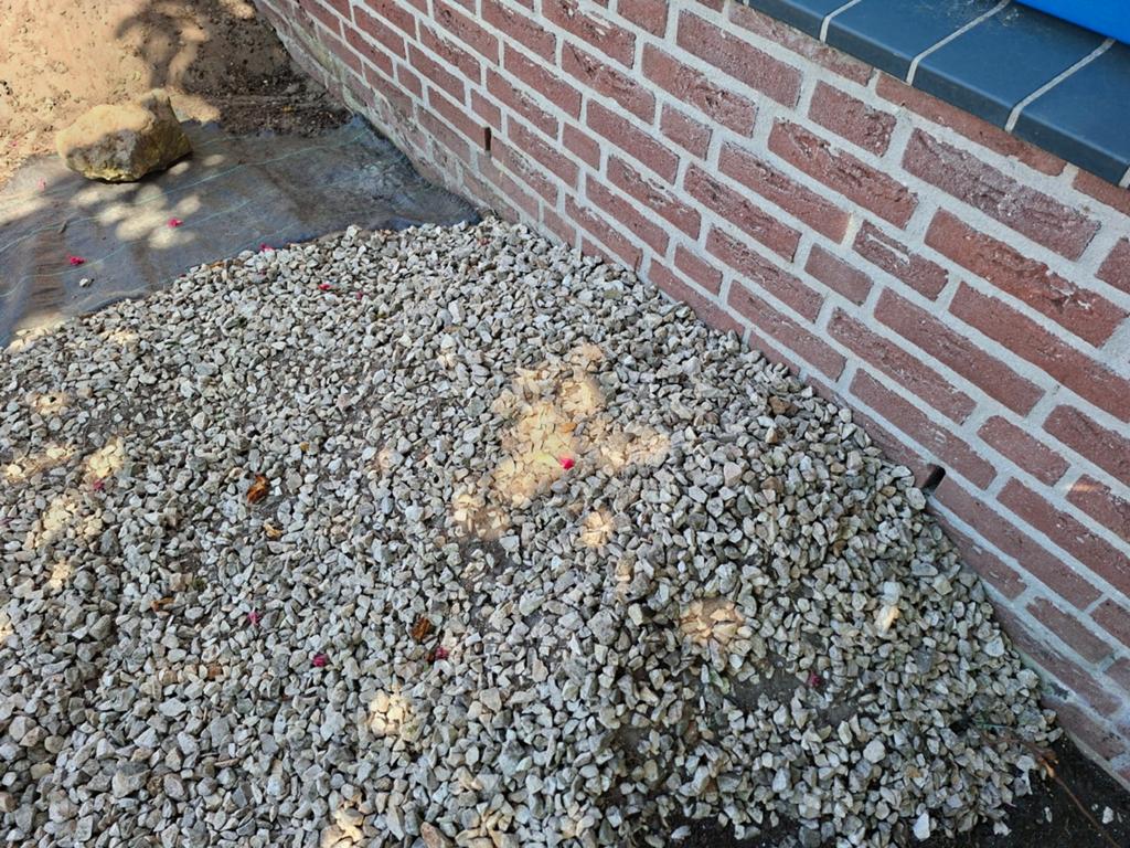 Gratis grind ca 8 m2. Een emmer of wat kan ook, Tuin en Terras, Grind, Keien en Split, Ophalen of Verzenden, Gebruikt