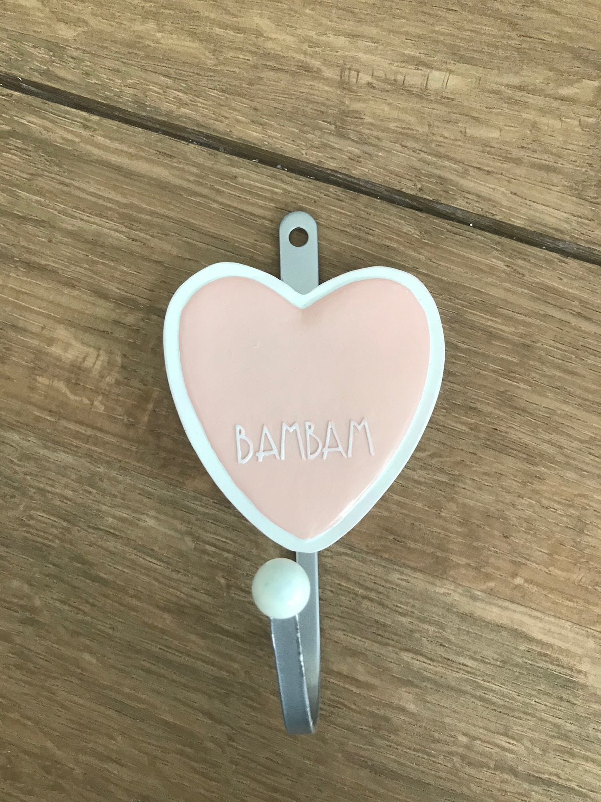 Te koop: Bambam kapstokje/haak roze hart, Roze, Ophalen of Verzenden, Nieuw, Kapstokje