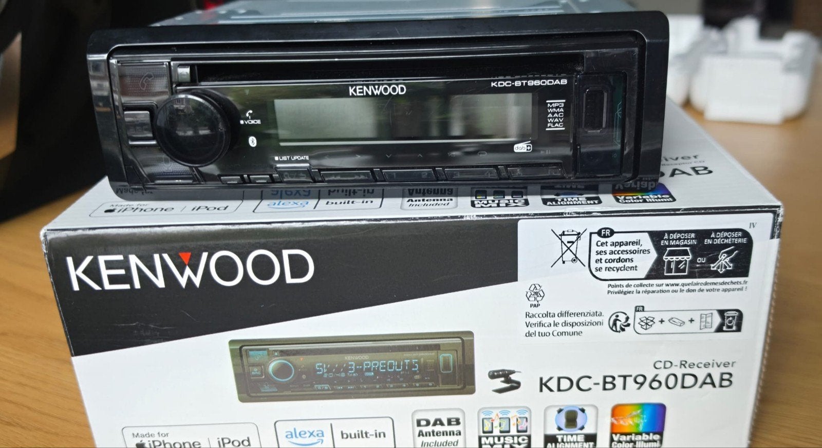 auto radio kenwood, Auto diversen, Ophalen of Verzenden, Gebruikt