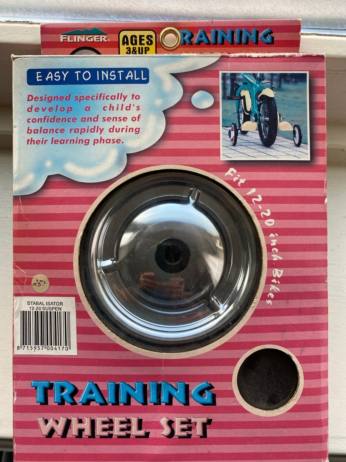 Flinger Training Wheel Set - Zijwieltjes voor Kinderfietsen, Ophalen, Zo goed als nieuw