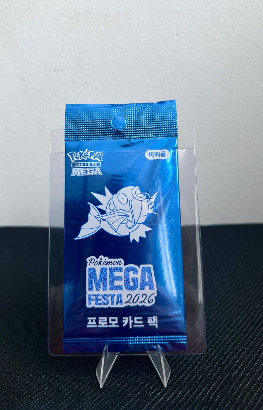 Pokémon Magikarp Mega Festa 2026 Promo Card Pack - Koreaans , Hobby en Vrije tijd, Verzenden, Zo goed als nieuw, Losse kaart