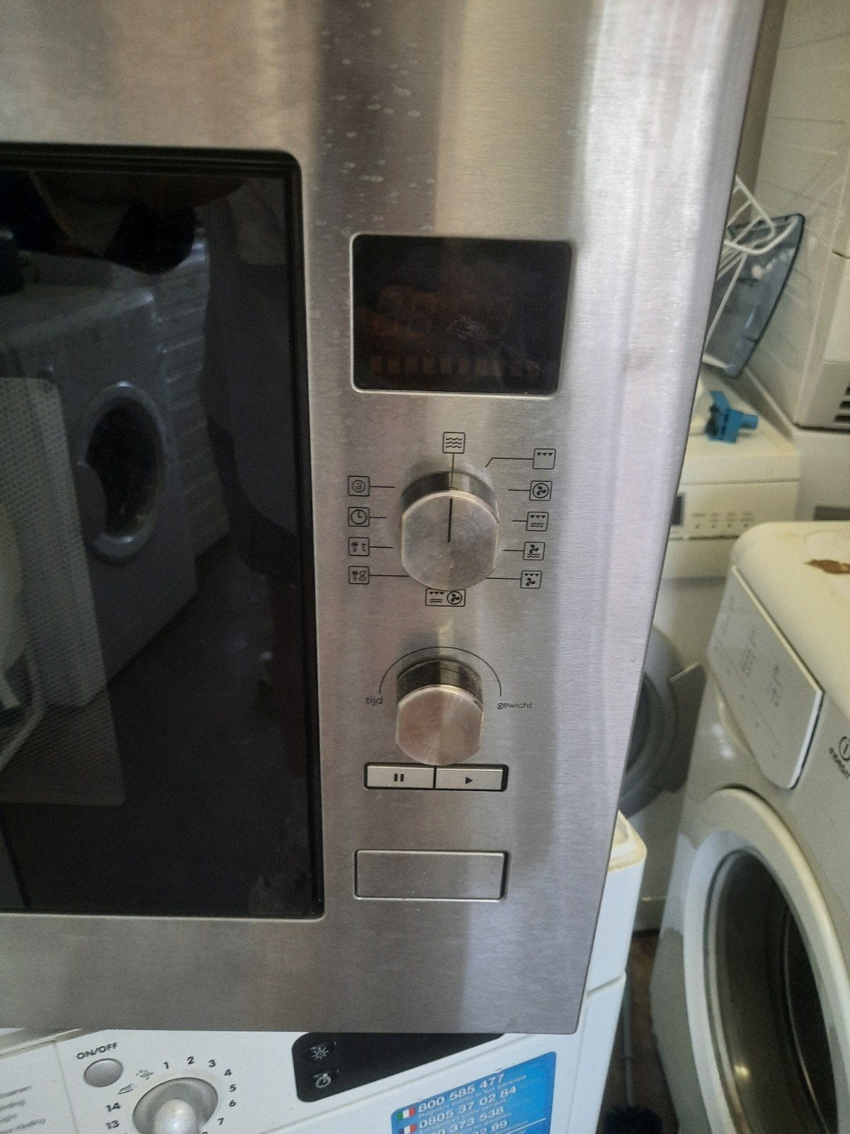 Inventum inbouw combi magnetron.Bezorging mogelijk., Ophalen, Inbouw