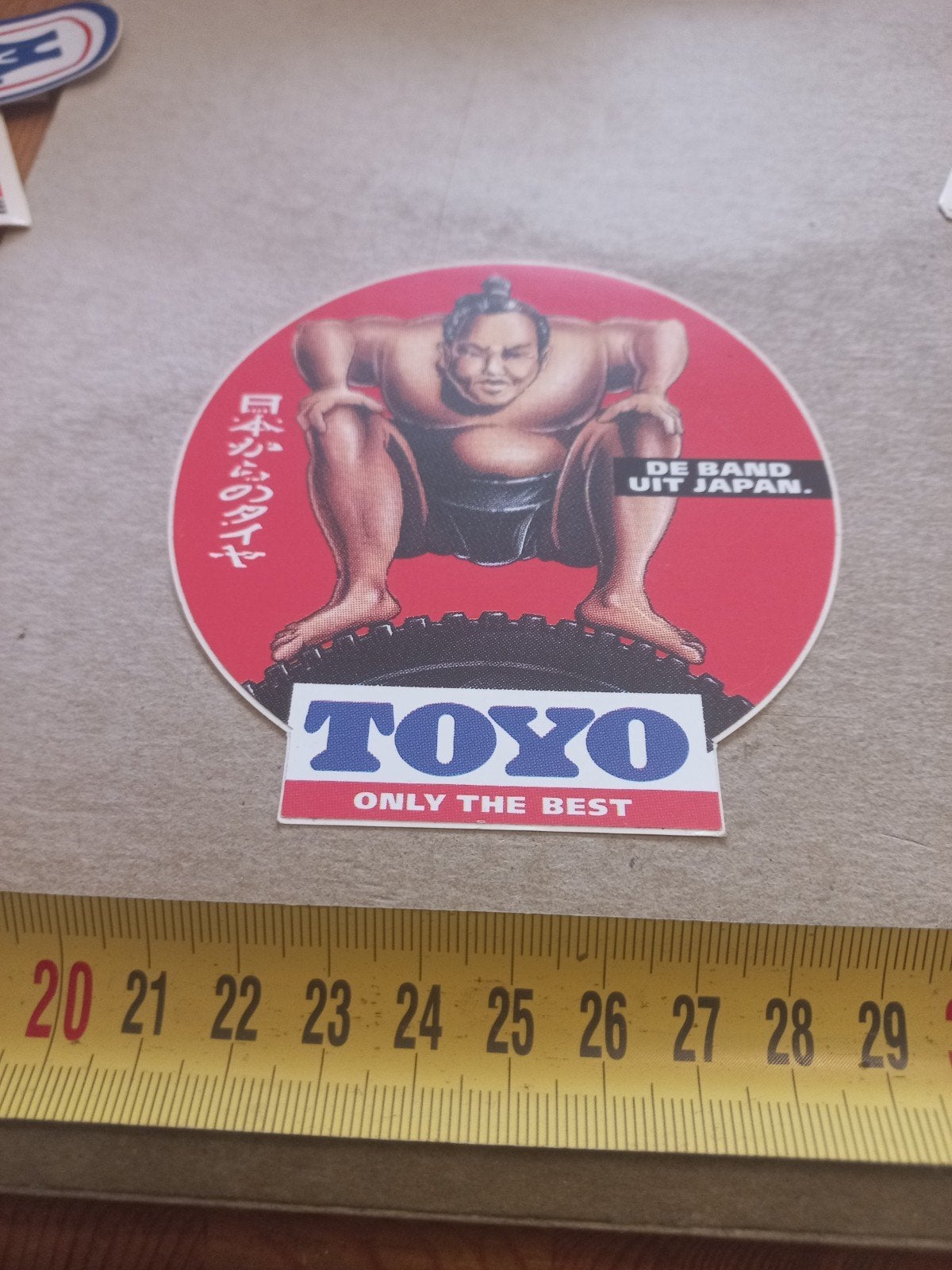 Toyo banden sticker - Sumo worstelaar - Japan, Ophalen of Verzenden