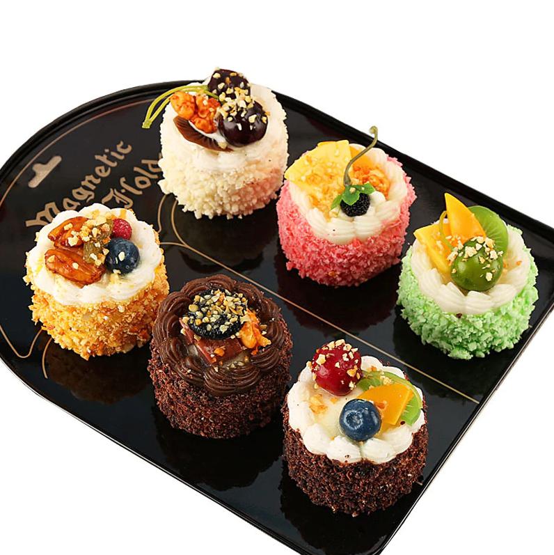 6 Kunst Gebakjes / Gebak Cake Taart Nep Sier Bakkerij, Verzenden, Nieuw