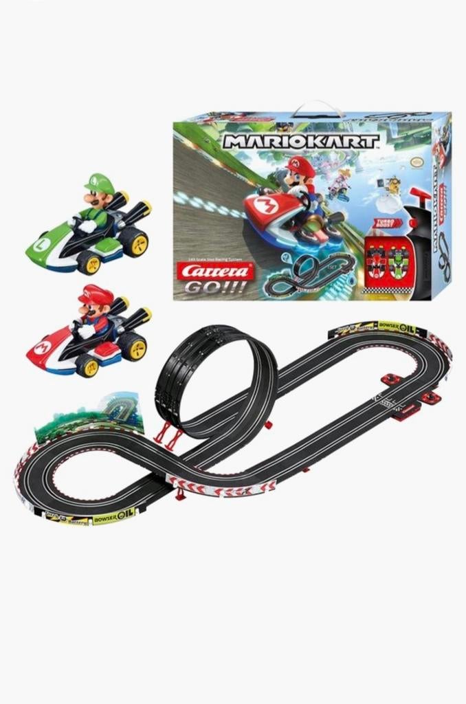 Carrera Go! Mario Kart Racebaan met Looping, Kinderen en Baby's, Speelgoed | Racebanen, Gebruikt, Carrera, Ophalen of Verzenden