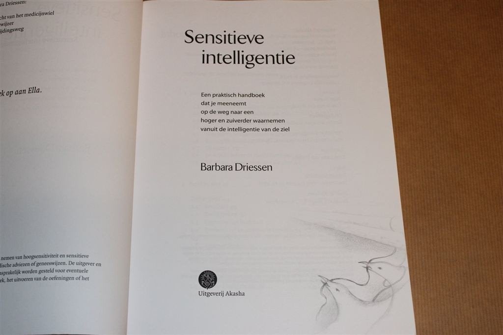 Sensitieve Intelligentie —Praktisch Handboek, Zielbewustzijn, Boeken, Ophalen of Verzenden, Gelezen, Overige onderwerpen, Achtergrond en Informatie
