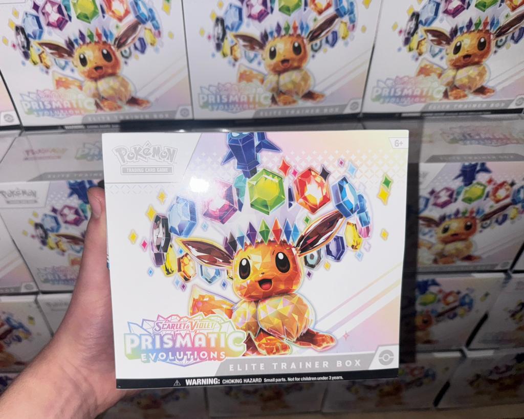 Pokemon prismatic evolutions etb ‼️BESTE PRIJS‼️, Ophalen of Verzenden, Zo goed als nieuw