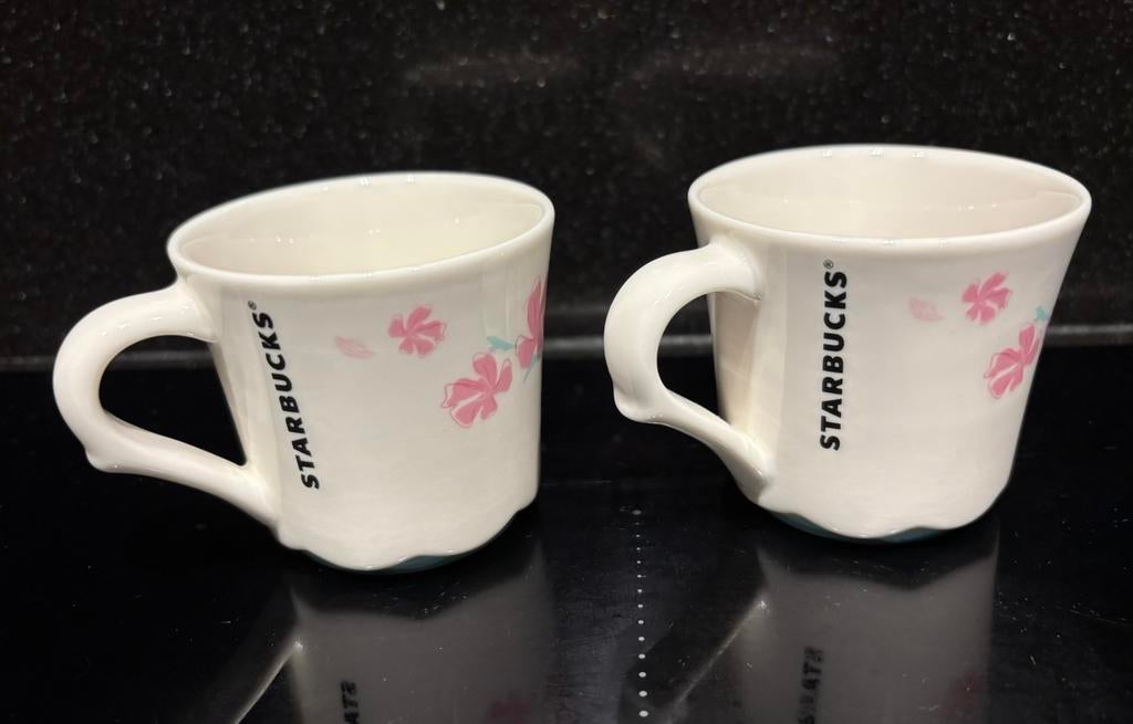 STARBUCKS espresso kopjes 2stuks cherry blossom, Huis en Inrichting, Keuken | Servies, Nieuw, Ophalen of Verzenden, Overige stijlen