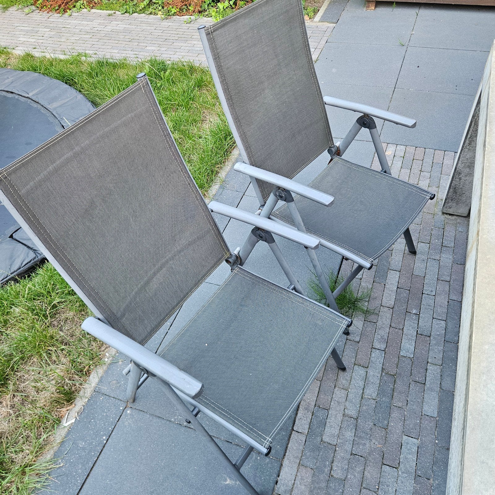 tuinstoelen 4x, Tuin en Terras, Ligbedden, Ophalen, Gebruikt, Kunststof