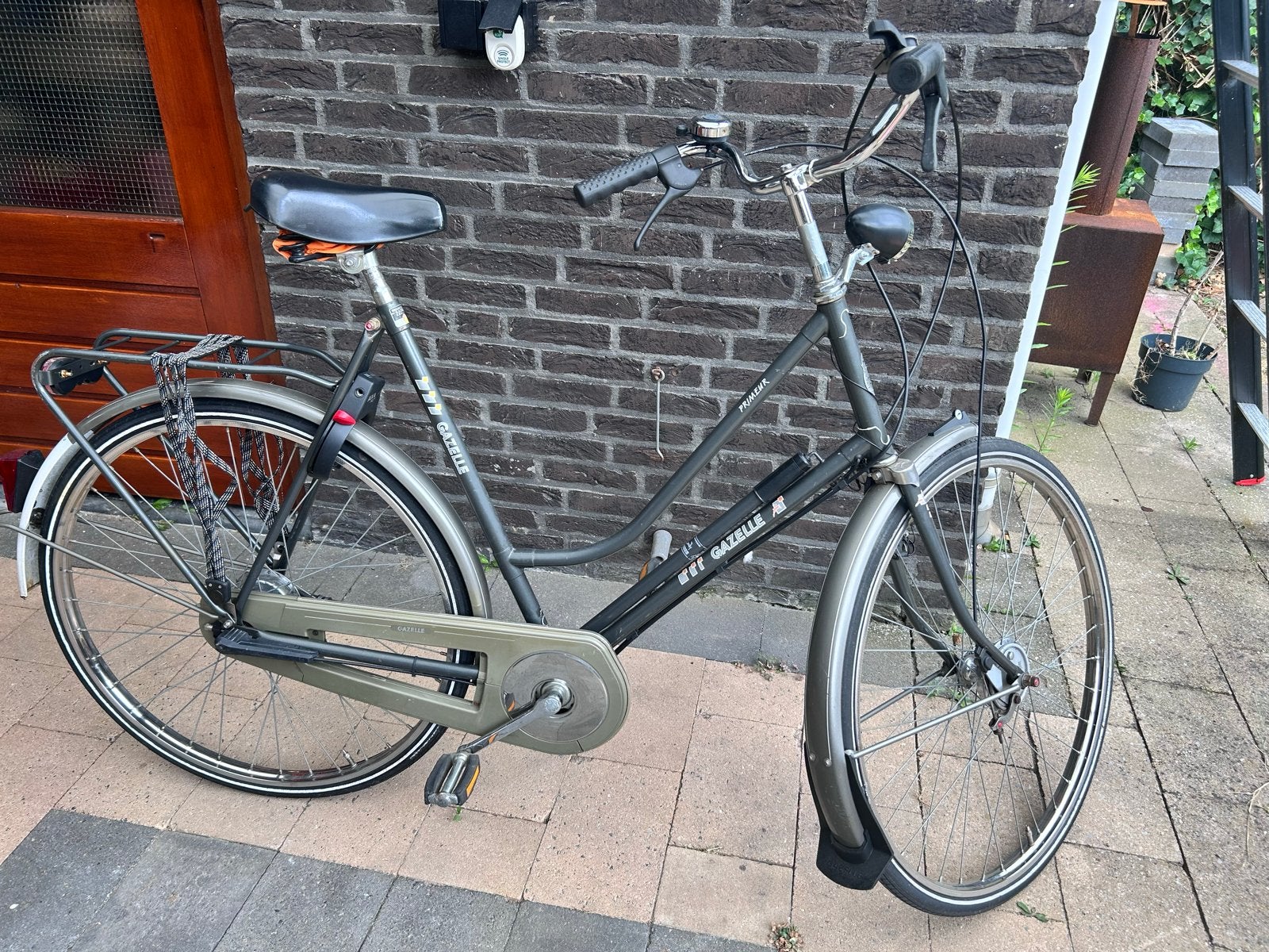 Gazelle fiets - Damesfiets - Gebruikt, Terugtraprem, Ophalen of Verzenden, Gazelle, 53 tot 56 cm