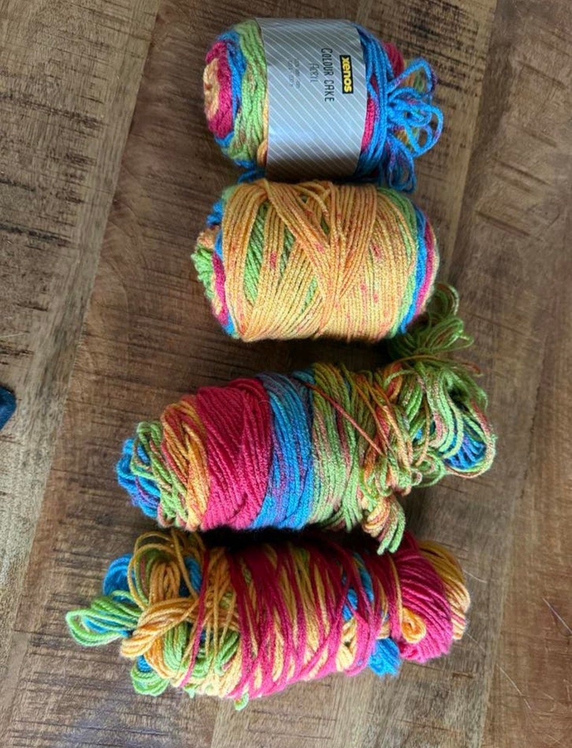 100 gram color cake- Kleurrijk en veelzijdig, Ophalen of Verzenden, Nieuw, Breien of Haken, Wol of Garen