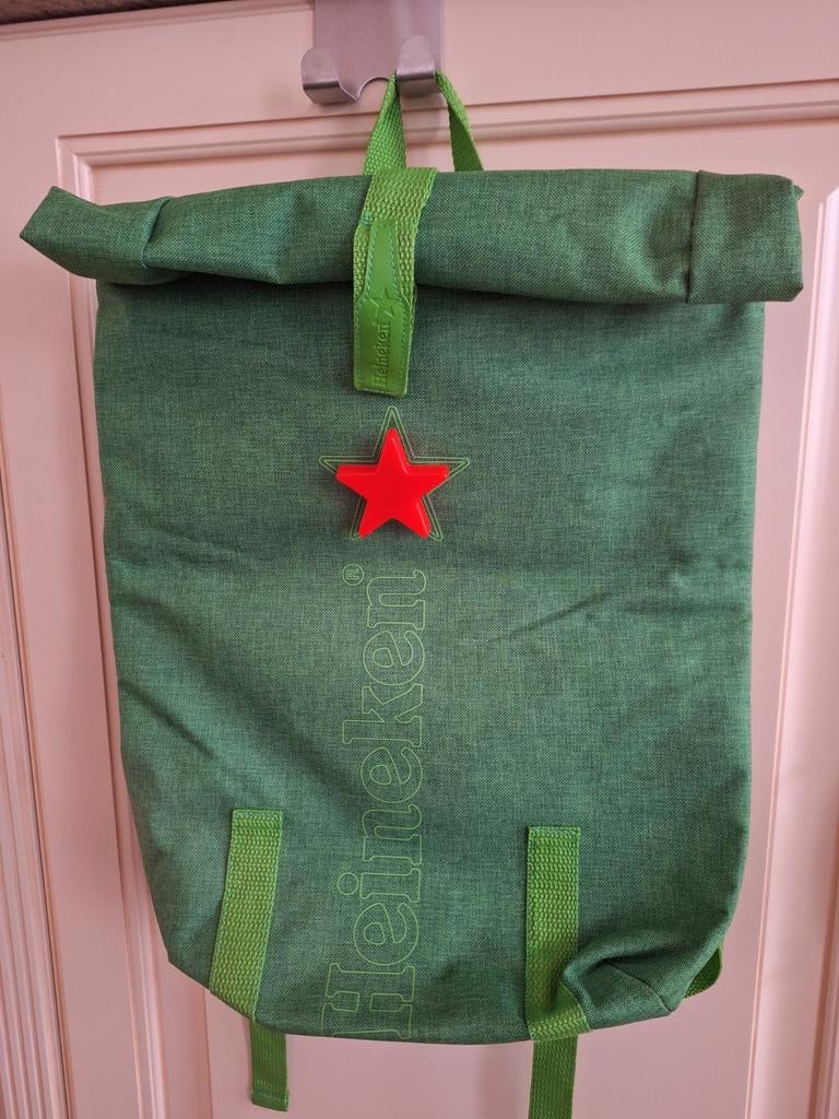 Heineken Coolbag met lampje en opener, Verzamelen, Biermerken, Ophalen of Verzenden, Nieuw, Flesopener, Heineken