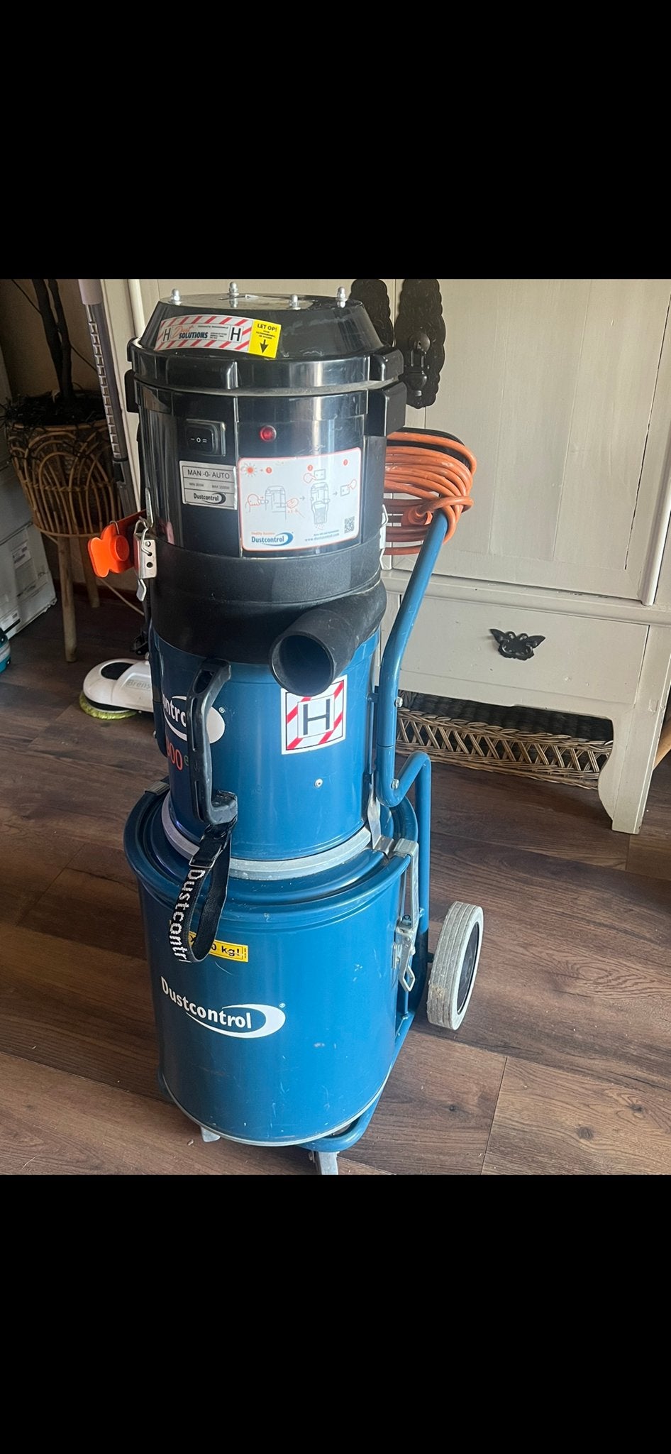 Dustcontrol DC 2900A ECO HEPA 230V Industriële Stofzuiger, Ophalen, Gebruikt, Overige typen
