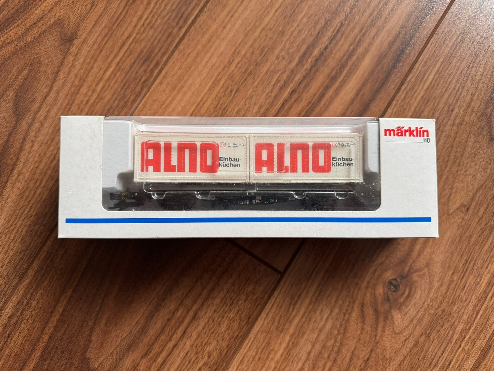 🚂 Marklin 48501 Alco containerwagen van de DB, Hobby en Vrije tijd, Wisselstroom, Ophalen of Verzenden, Märklin, Nieuw