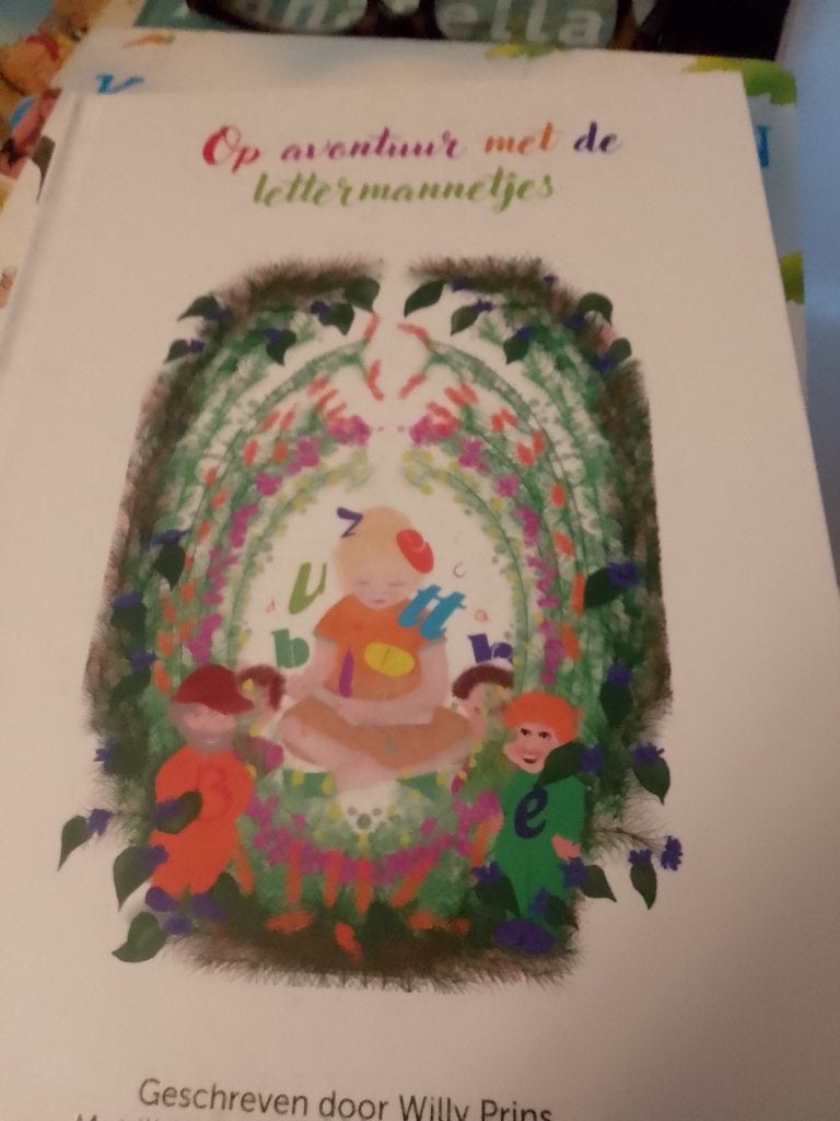 boek op avontuur met de lettermannetjes  willy prins, Ophalen of Verzenden, Zo goed als nieuw, Fictie algemeen