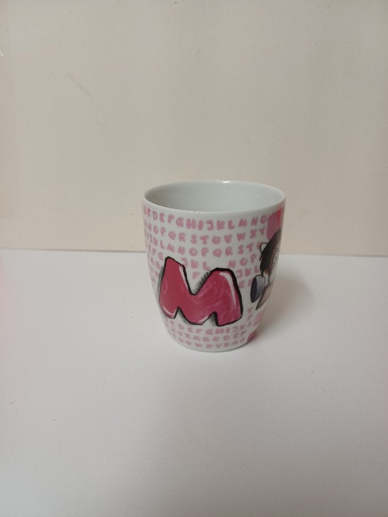 Diddl - Beker - Letter M, Ophalen of Verzenden, Diddl, Gebruikt, Servies