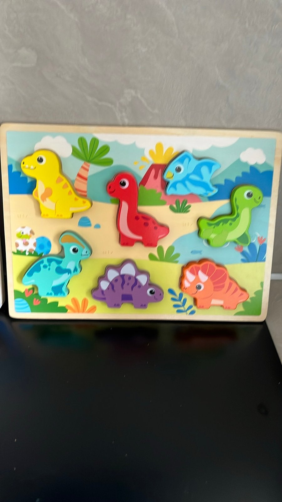 Houten puzzels: Dieren en Dinosaurus, 2 tot 4 jaar, Gebruikt, 10 tot 50 stukjes, Ophalen of Verzenden