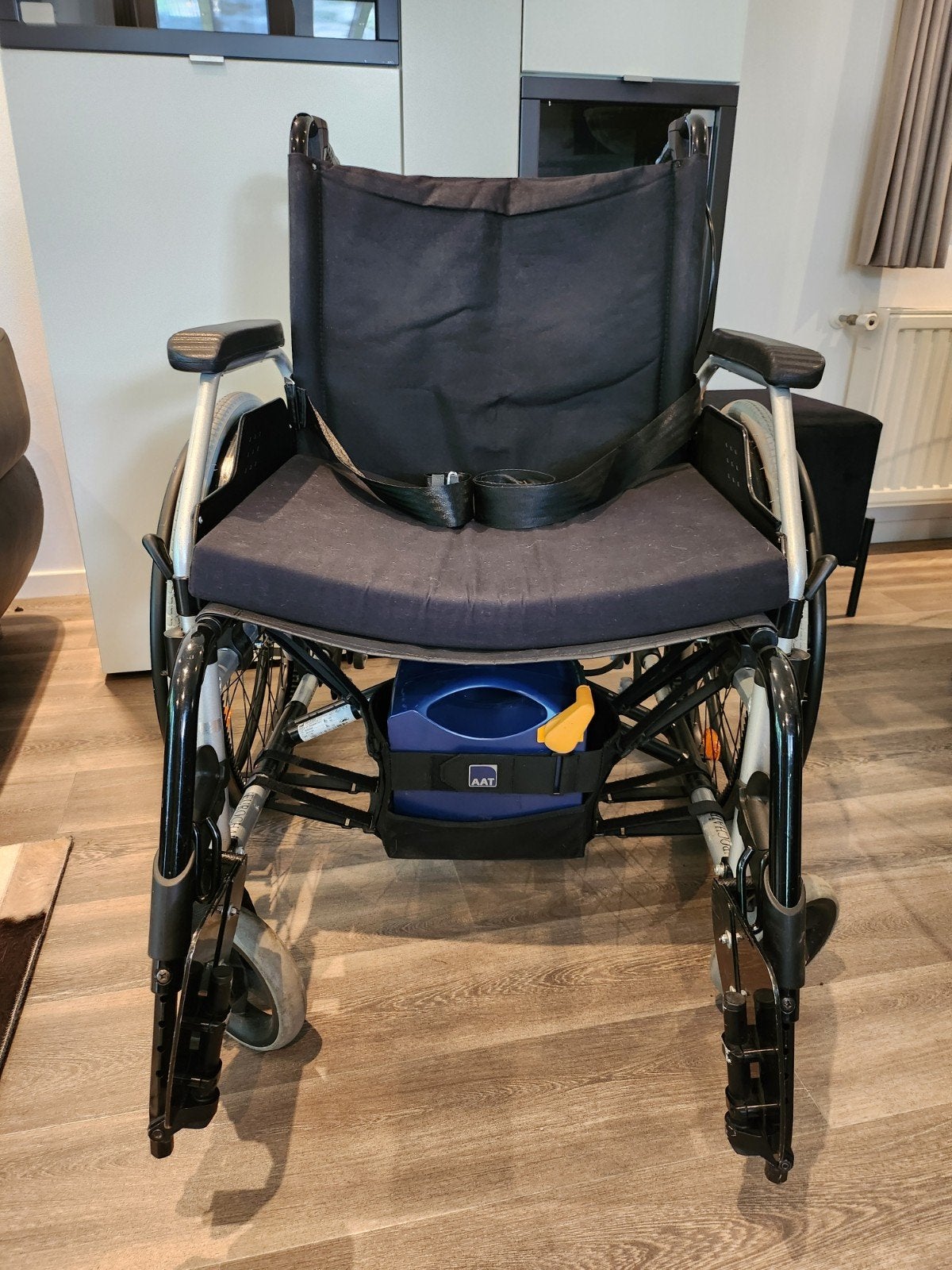 Rolstoel met elektrische duwondersteuning, Diversen, Rolstoelen, Ophalen, Inklapbaar, Gebruikt, Elektrische rolstoel