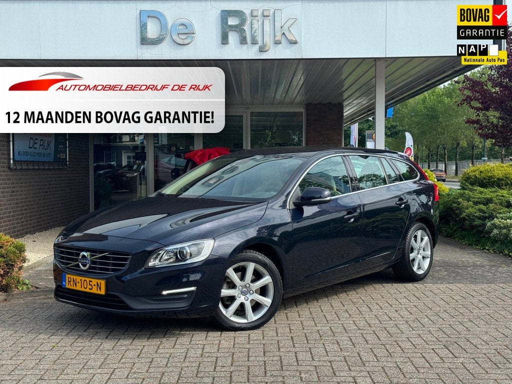 Volvo V60 1.5 T2 Polar+ | Navi, Cruise, Clima, Leder, Blueto, Auto's, Volvo, Bedrijf, Te koop, V60, ABS, Airbags, Airconditioning