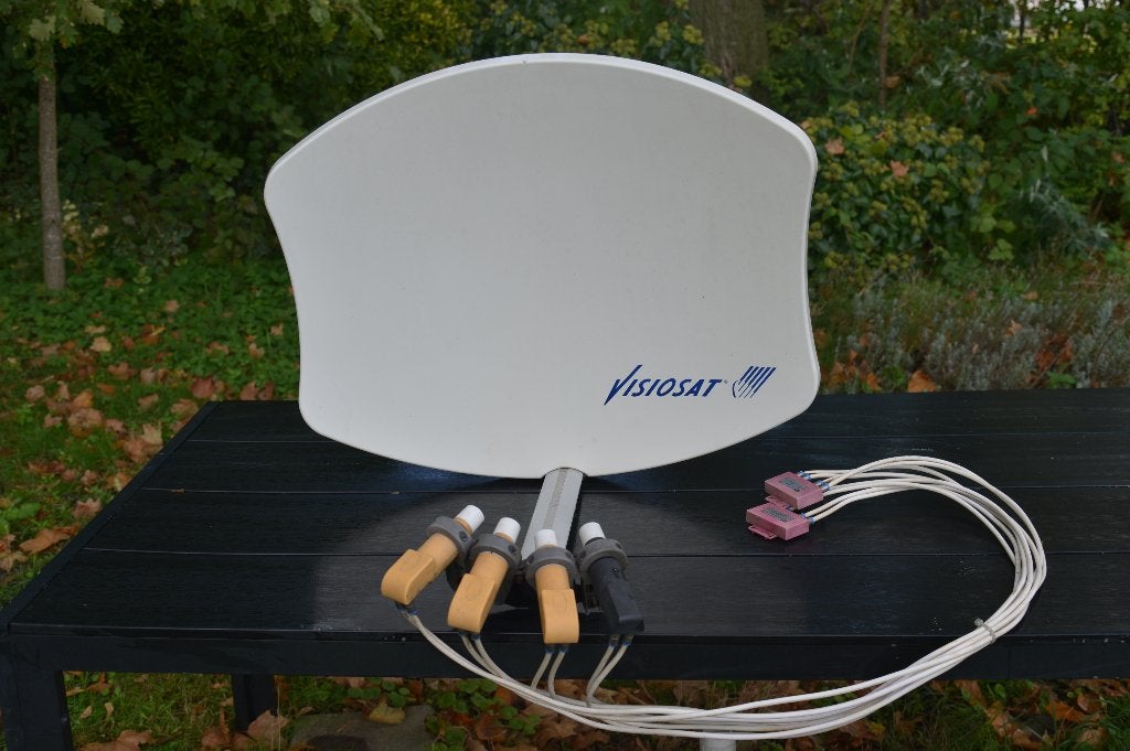 Visiosat schotel plus Dreambox 800, Ophalen, Gebruikt, (Schotel)antenne, Dreambox