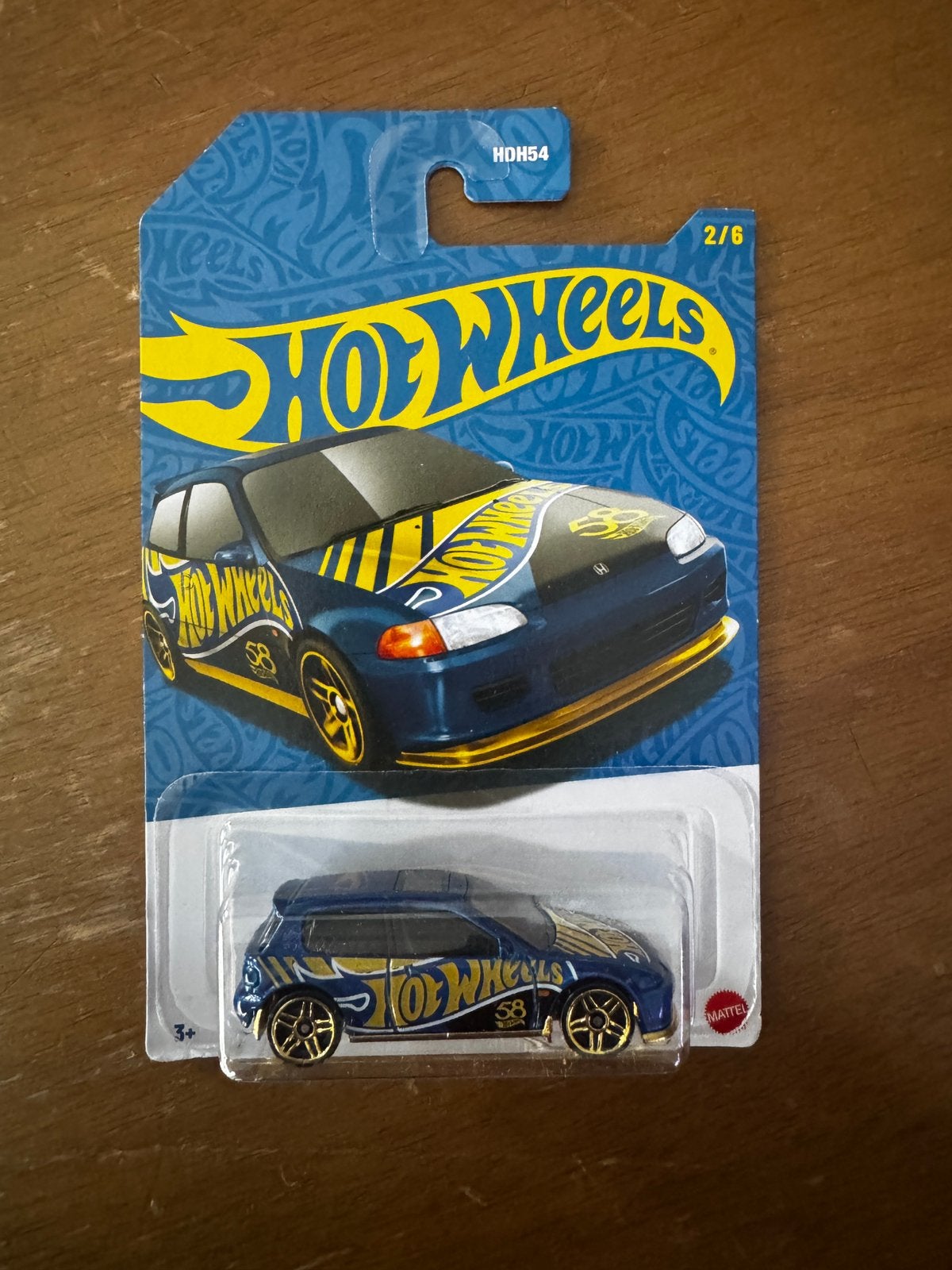 Hot wheels Honda Civic EG '92, Hobby en Vrije tijd, Modelauto's | Overige schalen, Ophalen of Verzenden, Zo goed als nieuw, Auto