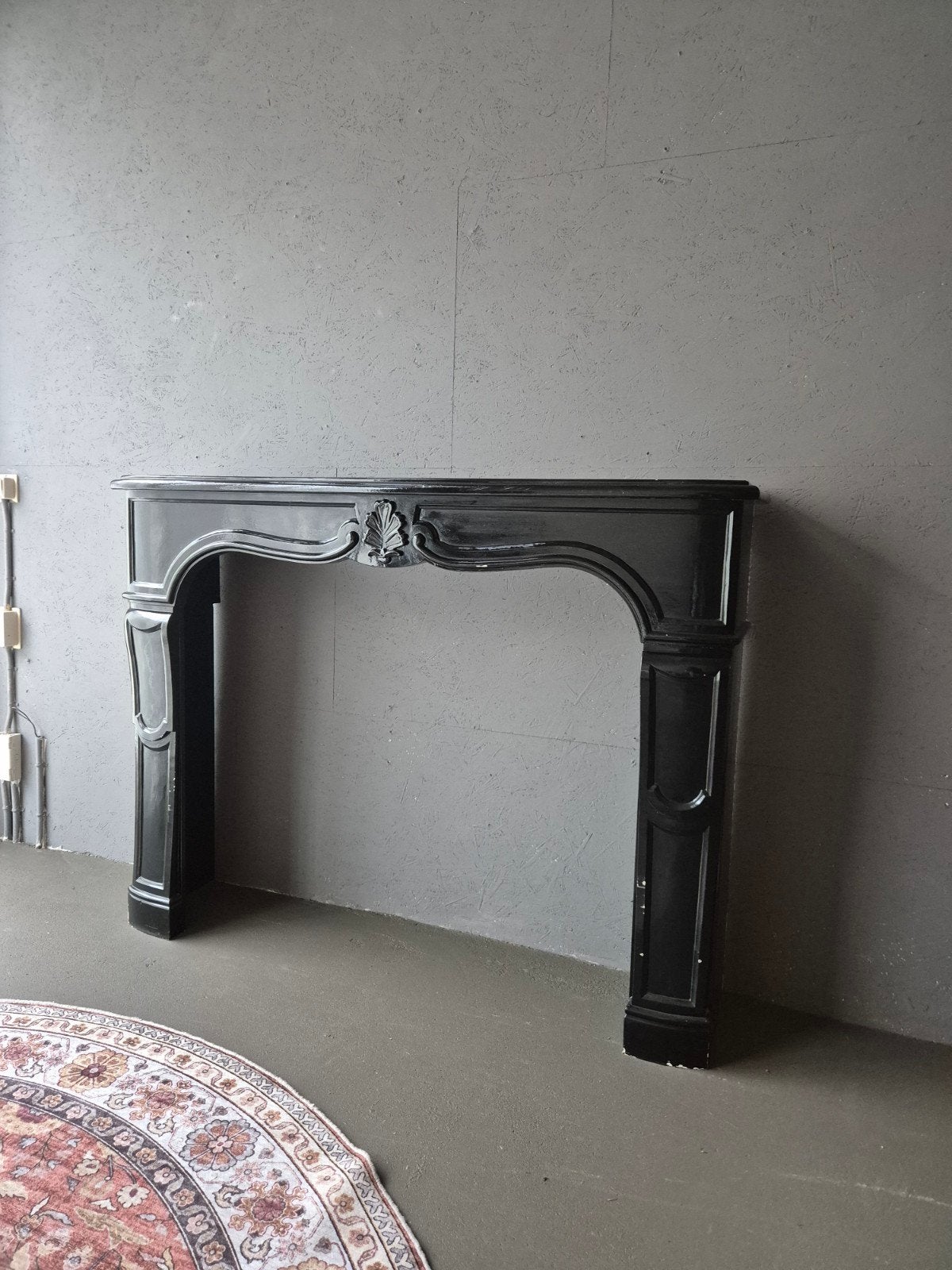 Antieke Zwarte Schouw - Klassieke Haardombouw, Ophalen, Gebruikt, Vrijstaande haard, Overige soorten