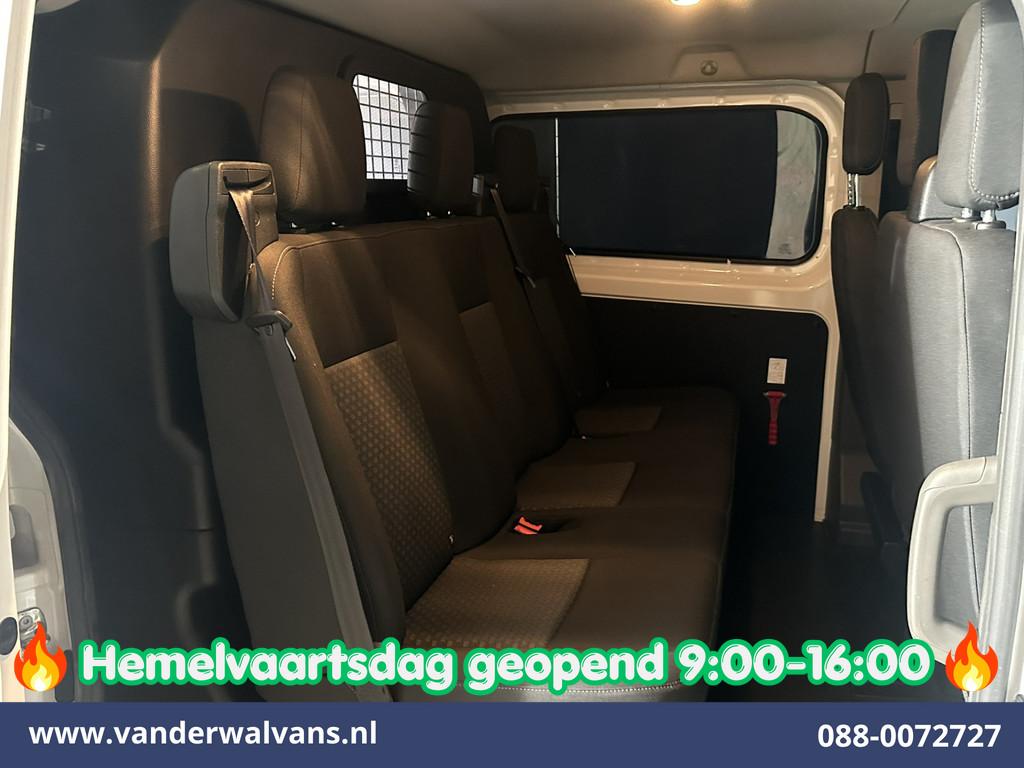 Ford Transit Custom 2.0 TDCI 130pk L2H1 Dubbele Cabine Euro6, Voorwielaandrijving, 4 cilinders, 2800 kg, Wit