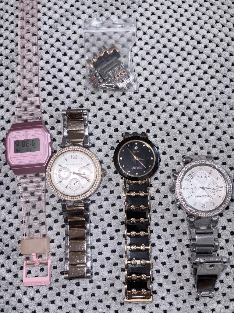 Horloges, Sieraden, Tassen en Uiterlijk, Horloges | Dames, Overige merken, Staal, Staal, Polshorloge