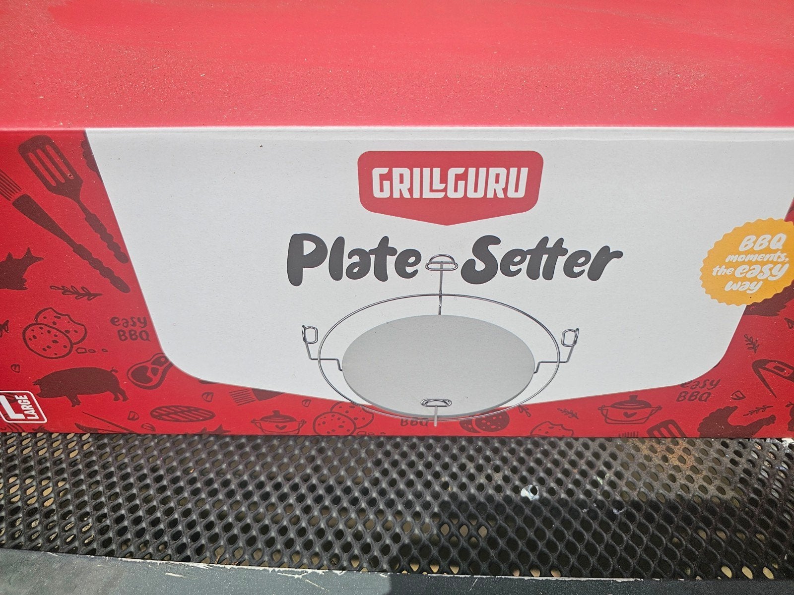 Grill Guru Plate Setter Large - Nieuw in doos, Tuin en Terras, Barbecue-accessoires, Ophalen of Verzenden, Nieuw, Grill Guru