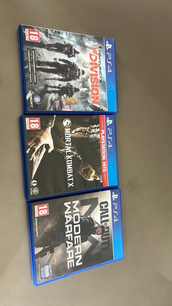 3 spelletjes playstation 4, Ophalen, Vanaf 18 jaar, Vechten, 1 speler