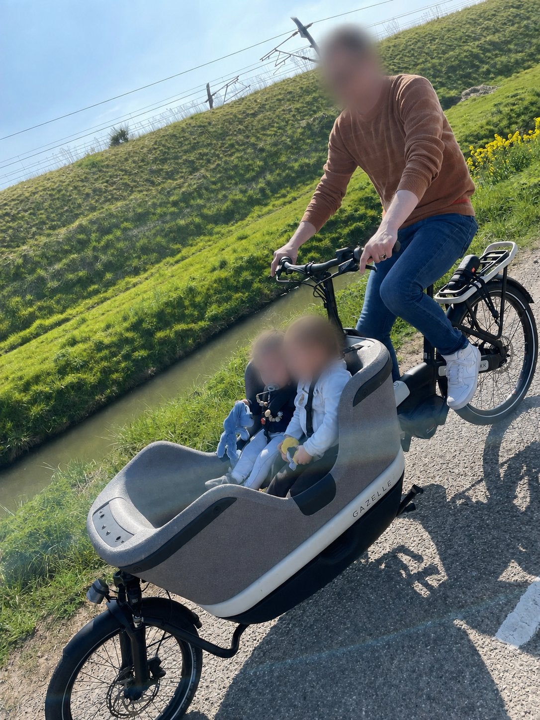 Gazelle Makki Load elektrische bakfiets, Fietsen en Brommers, Ophalen, Gebruikt, Elektrisch, 2 kinderen