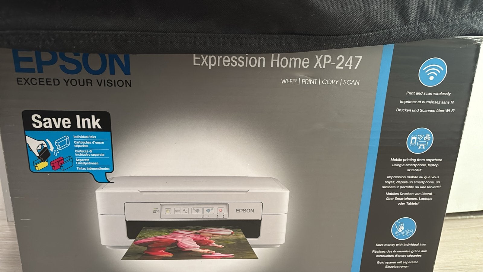 Epson Expression Home XP-247 printer - Zwarte inktkop defect, Computers en Software, Inkjetprinter, All-in-one, Kleur printen