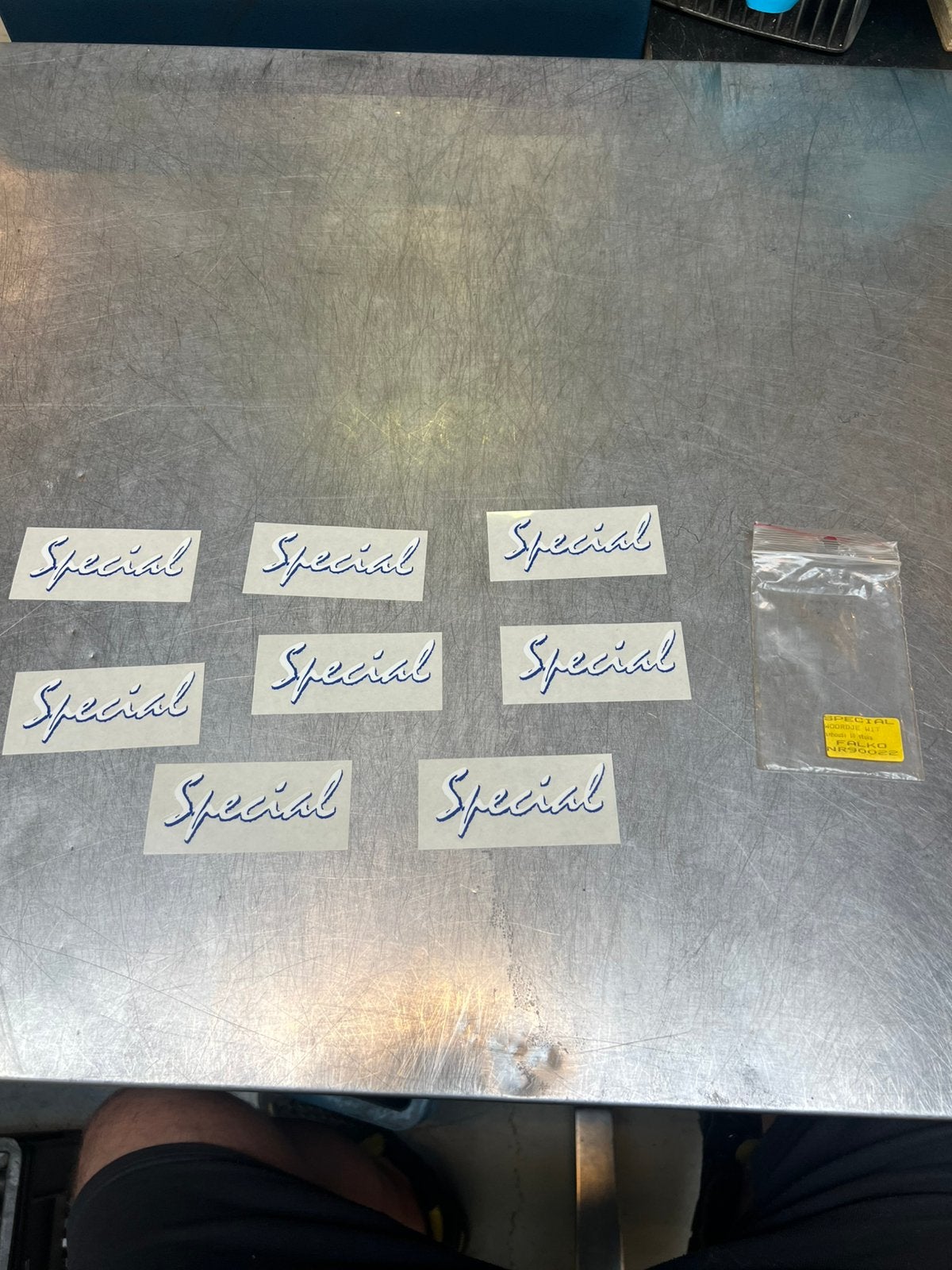 Nos oldschool stickers met het woord Special, Ophalen of Verzenden, Zo goed als nieuw, Overige merken